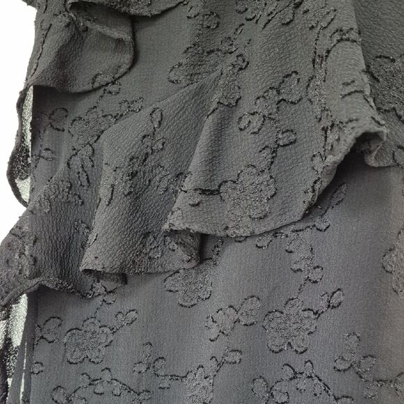 Wild Fable Black Asymmetrical Spaghetti Strap Sundress - Picture 4 of 11